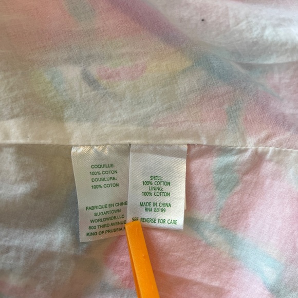 Lilly Pulitzer Christine Besame Mucho Smocked Poplin Fit & Flare Dress Sz10 - Picture 13 of 16